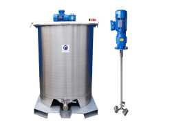 1224L stainless steel transport vessel with cup stirrer agitator